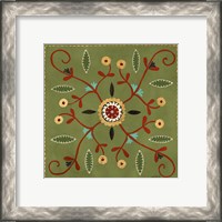 Framed 'Festive Tiles IV' border=