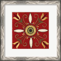 Framed 'Festive Tiles I' border=