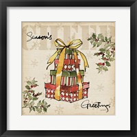 Framed 'Winter Wishes IV' border=