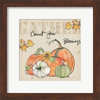 Framed 'Be Thankful IV' border=