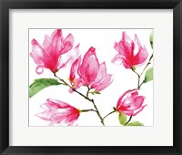 Framed Bright Magnolias