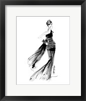 Modern Fashion IV Framed Print