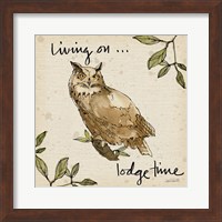 Framed 'Lodge Life VI' border=