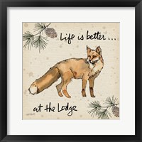 Lodge Life V Framed Print