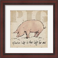 Framed 'Farm Life II' border=