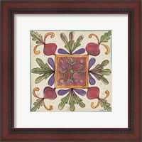 Framed 'Farmers Feast Tiles II' border=