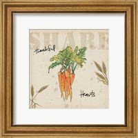 Framed 'Farmers Feast Harvest V' border=