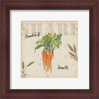 Framed 'Farmers Feast Harvest V' border=