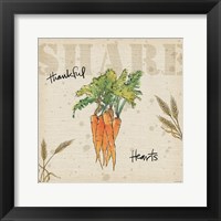 Framed 'Farmers Feast Harvest V' border=