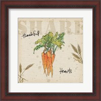 Framed 'Farmers Feast Harvest V' border=