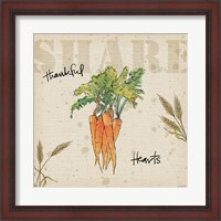 Framed 'Farmers Feast Harvest V' border=