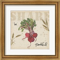 Framed 'Farmers Feast Harvest IV' border=