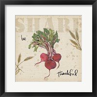 Framed 'Farmers Feast Harvest IV' border=