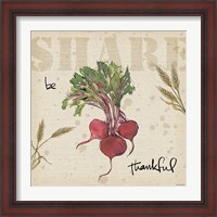 Framed 'Farmers Feast Harvest IV' border=