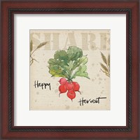 Framed 'Farmers Feast Harvest II' border=