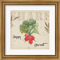 Framed 'Farmers Feast Harvest II' border=