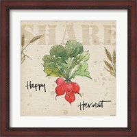 Framed 'Farmers Feast Harvest II' border=