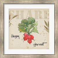 Framed 'Farmers Feast Harvest II' border=