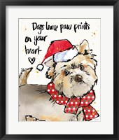 Strike a Paws VII Christmas Framed Print