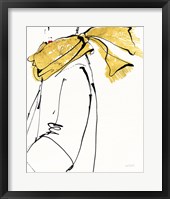 Fashion Strokes II no Splatter Framed Print