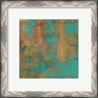 Framed 'Rustic Elegance Square I' border=