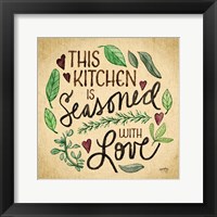 Kitchen Memories I (Kitchen seasoned) Framed Print
