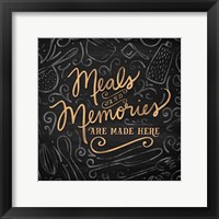 Gather Here II (Meal Memories) Framed Print