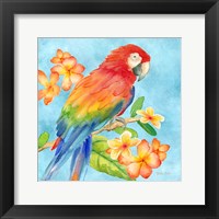 Framed Tropical Paradise Brights I