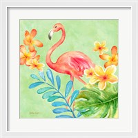 Framed 'Tropical Paradise Brights IV' border=