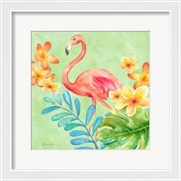 Framed 'Tropical Paradise Brights IV' border=