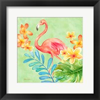 Framed 'Tropical Paradise Brights IV' border=