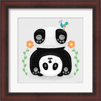 Framed 'Tumbling Pandas IV' border=