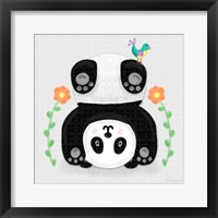 Tumbling Pandas IV Framed Print