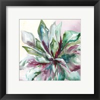 Framed 'Succulent Watercolor II' border=