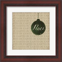 Framed 'Christmas Ornaments III' border=