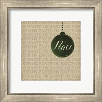 Framed 'Christmas Ornaments III' border=