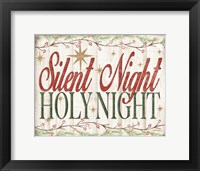 Adore Him Holy Night II Framed Print