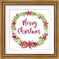 Framed 'Be Joyful Merry Christmas' border=