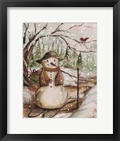 Framed Country Snowman II