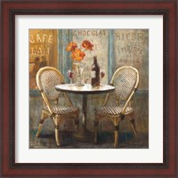 Framed 'Meet Me at Le Cafe I' border=