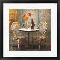 Meet Me at Le Cafe I Framed Print