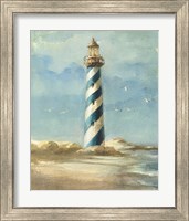 Framed 'Lighthouse I' border=