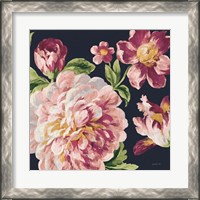 Framed 'Mixed Floral IV Crop I Pastel' border=