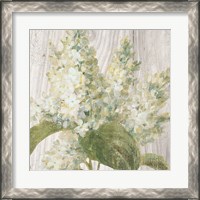 Framed 'Scented Cottage Florals II Crop' border=