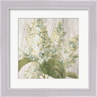 Framed 'Scented Cottage Florals II Crop' border=