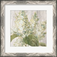 Framed 'Scented Cottage Florals II Crop' border=