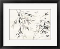 Bamboo Leaves II Framed Print