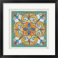 Mediterranean Flair VII Framed Print