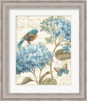 Framed Blue Garden II