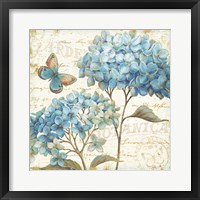 Blue Garden IV Framed Print